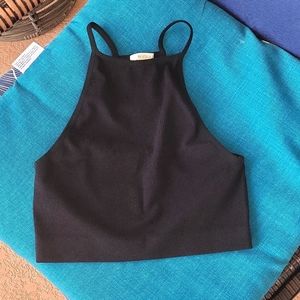 Never worn Black small crop top